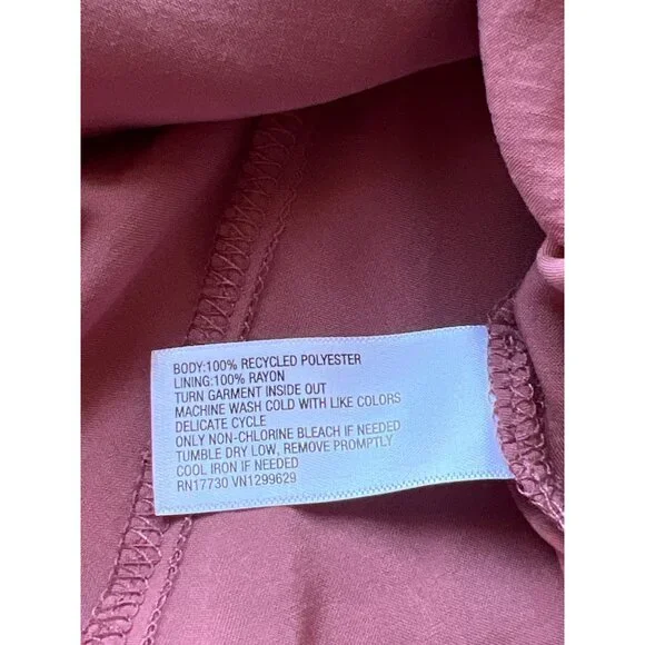 Wild Fable Womens Sleeveless Pink Floral Dress Rayon Polyester Size S New - Picture 4 of 5